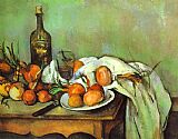 Paul Cezanne Famous Paintings - Still Life with Onions